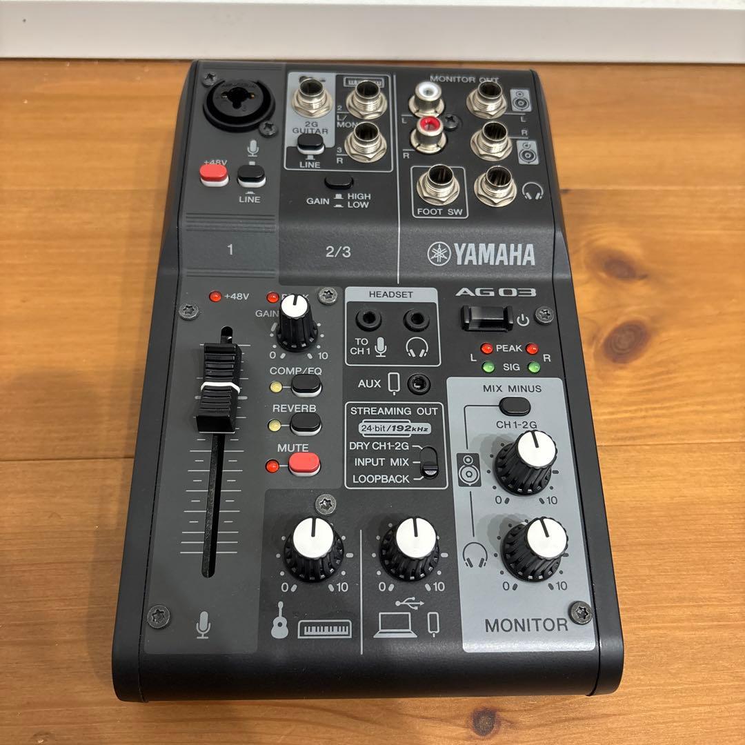 YAMAHA AG03 MK2 ライブストリーミングミキサー 割引