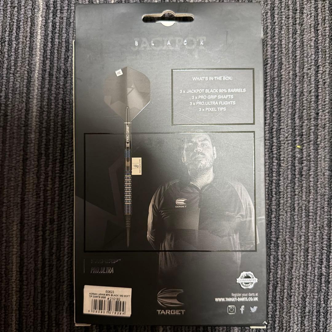 ☆TARGET JACKPOT K 18g 210182 ソフトチップダーツ