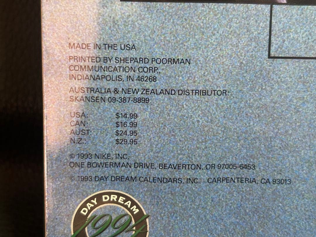 未開封 シュリンク 1994年ビンテージ ジョーダン ナイキ 84-94