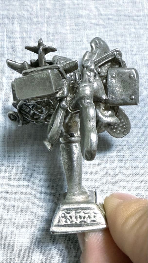 【稀少！】シルバー950 エケコ人形　ペルー