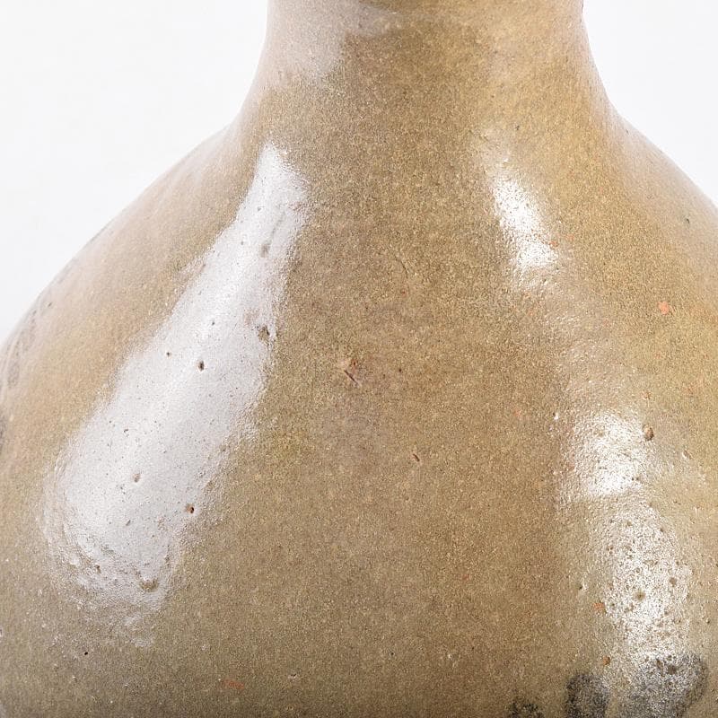 朝鮮美術 李朝 高麗青磁 鉄絵 草文 碗口瓶 時代箱付