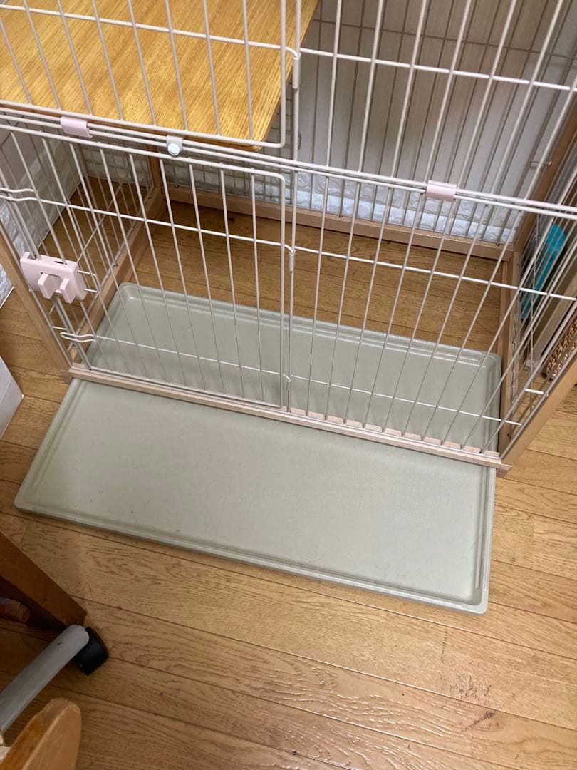 キャットケージ 二段構造 ナチュラルウッド ナチュラルワン 猫用ケージ