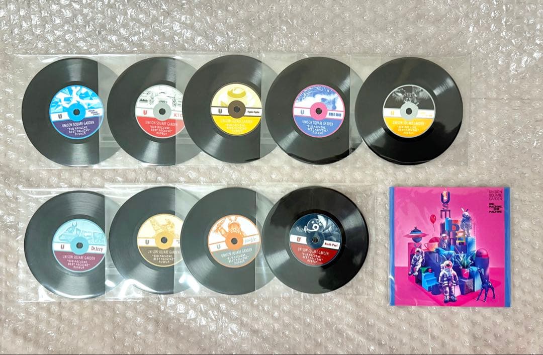 UNISON SQUARE GARDEN レコード型コースター - メルカリ