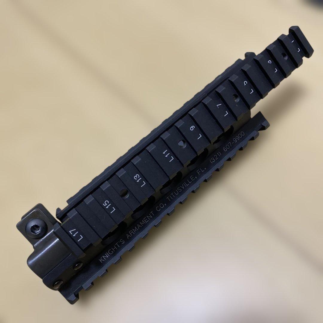 次世代mp5対応 vfc mp5 レールハンドガード 他社製アッパーレール付