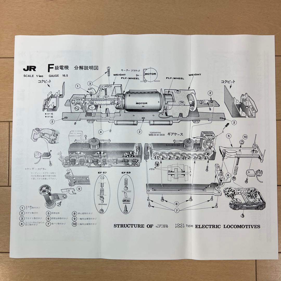 鉄道模型 HOゲージ 天賞堂 旅客用電気機関車 EF53 （No.494）