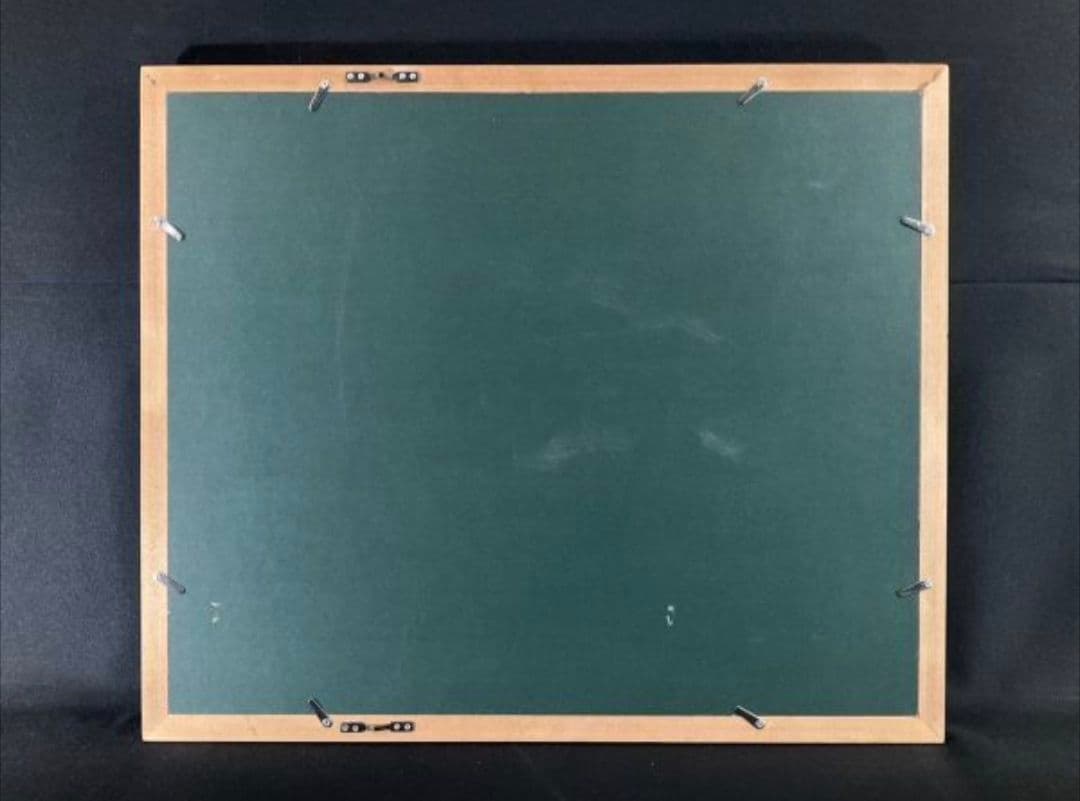 【真作】【油彩】柴田俊『浜名湖風景』1987年