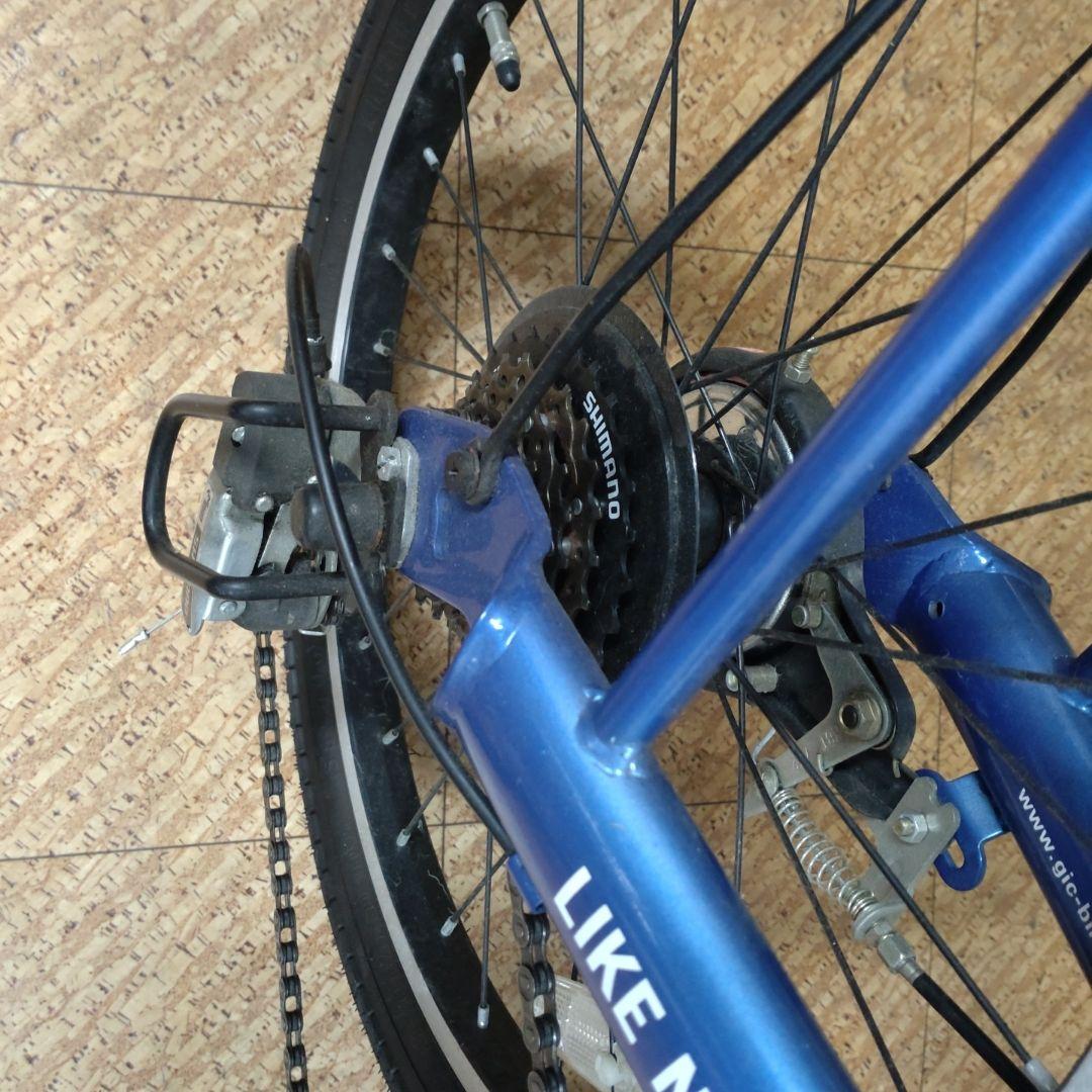 HUMMER 折りたたみ自転車 青