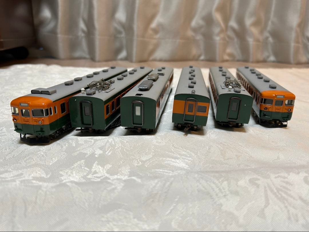 HOゲージ カツミ 東海道線 2つドア 6両編成 ジャンク