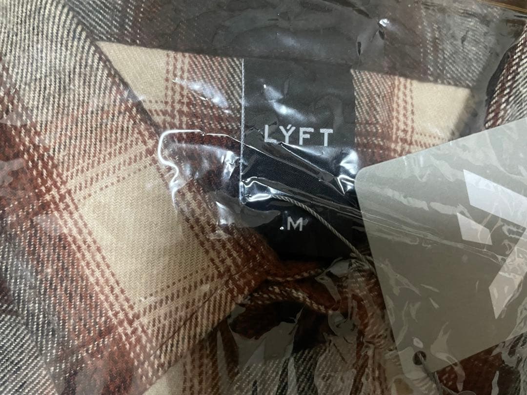 LYFT チェックオーバーサイズシャツ