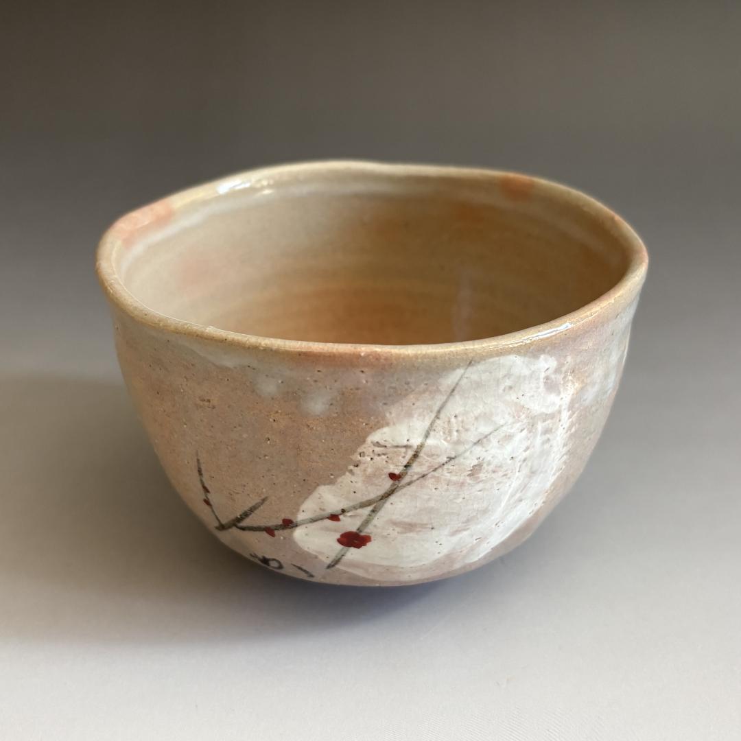 16代永楽善五郎 即全 乾山写梅月絵茶碗 堀内宗完