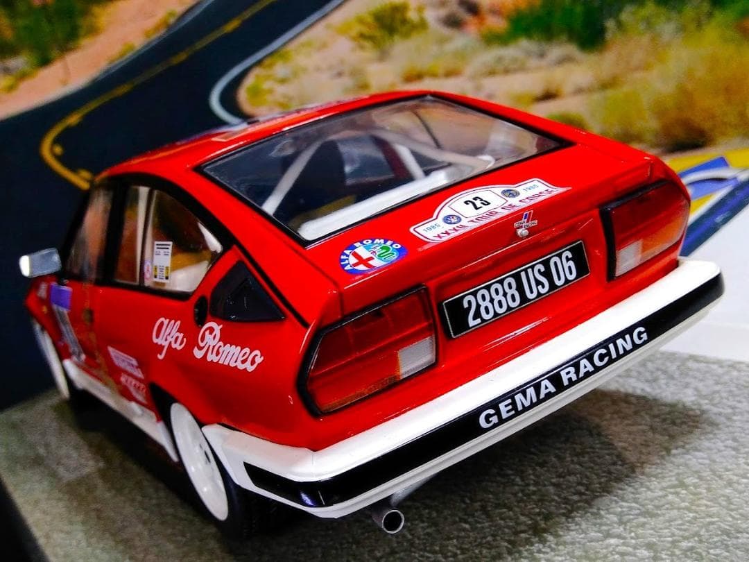 1/18 ソリド　アルファロメオ GTV6　ツール・ド・コルス 1985