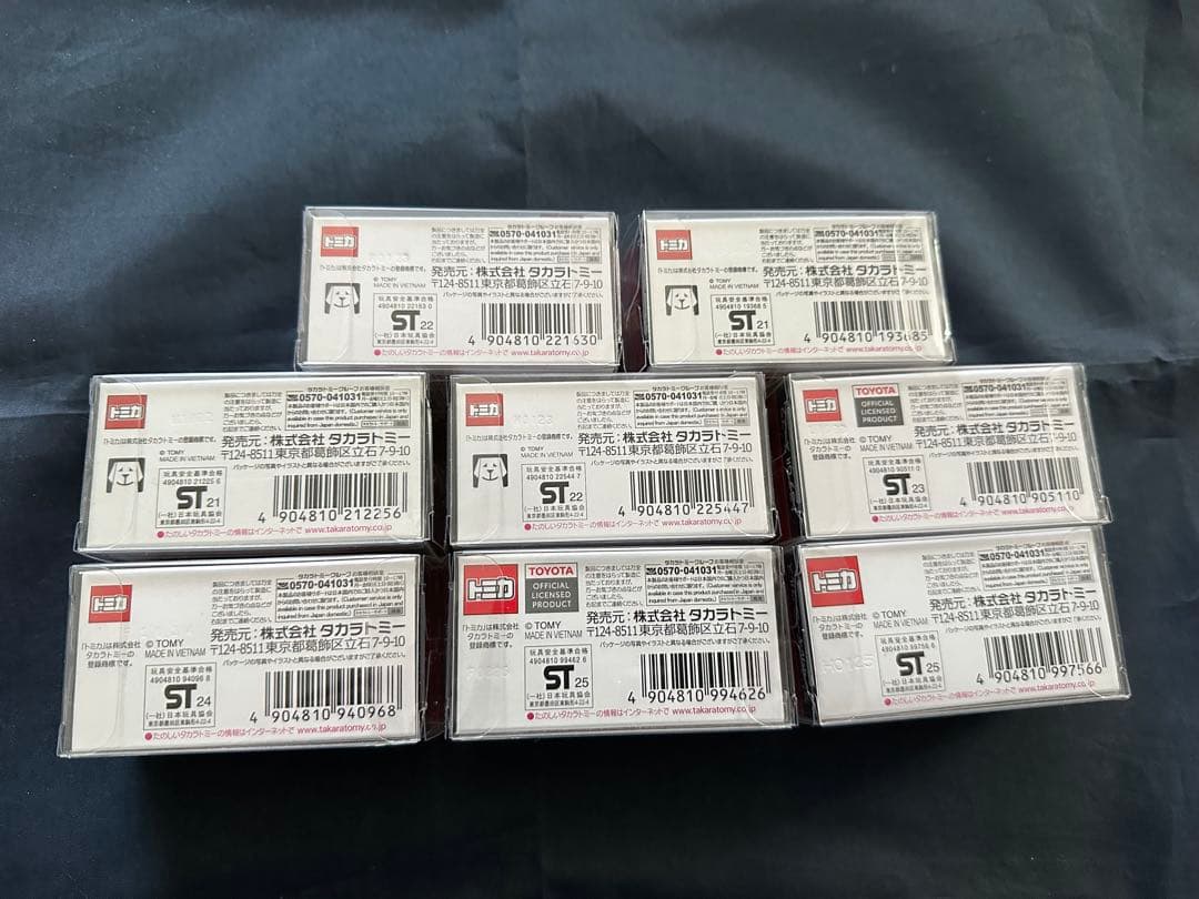 トミカショップオリジナル トミカ 8台セット