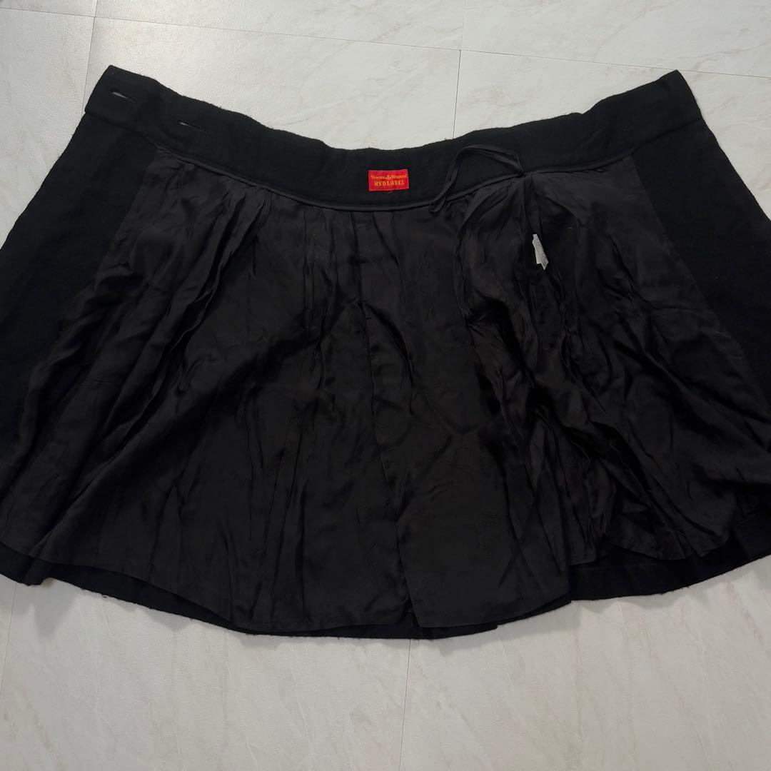 【変形】ヴィヴィアンウエストウッドレッドレーベル　オーブボタン　フレアスカート