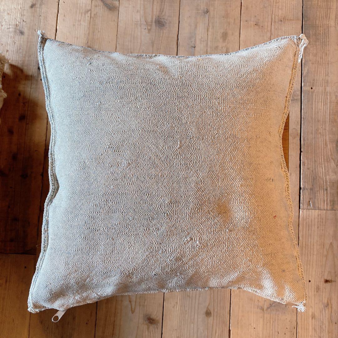 モロッコ製 カクタスシルク サブラ クッションカバー 約45×45cm 2個
