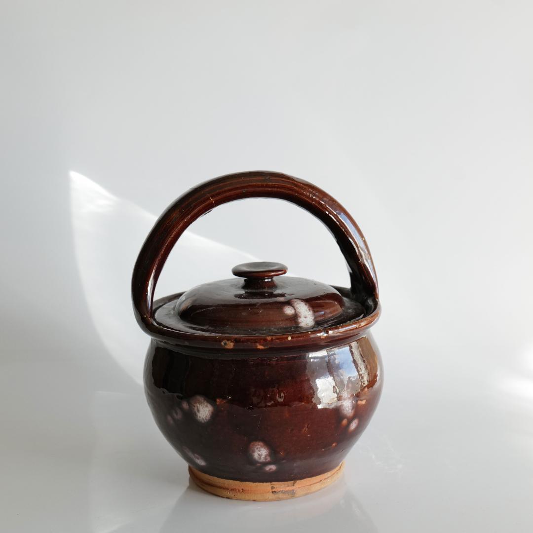 キュノワールに似た陶器 昔のおべんとう箱