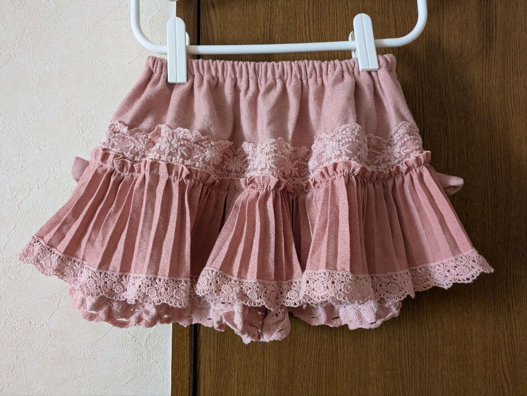 LIZ LISA(リズリサ) ピンク×レース×プリーツパンツスカート 平成 希少