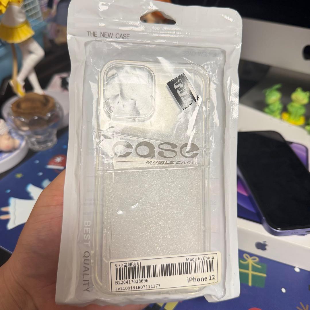 Apple iPhone 12 パープル 充電ケーブルと箱付