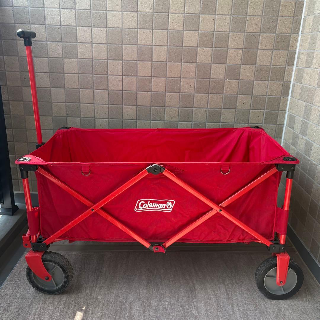 Coleman コールマン キャリーカート アウトドアワゴン レッド 赤色