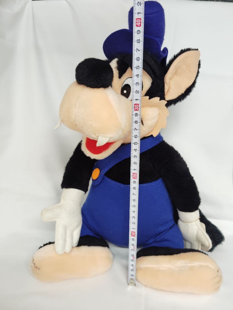 東京ディズニーランド　ビッグバッドウルフ　ぬいぐるみ　レトロ