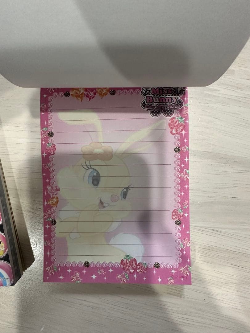 ディズニー ミスバニー メモ帳 平成レトロ - メルカリ