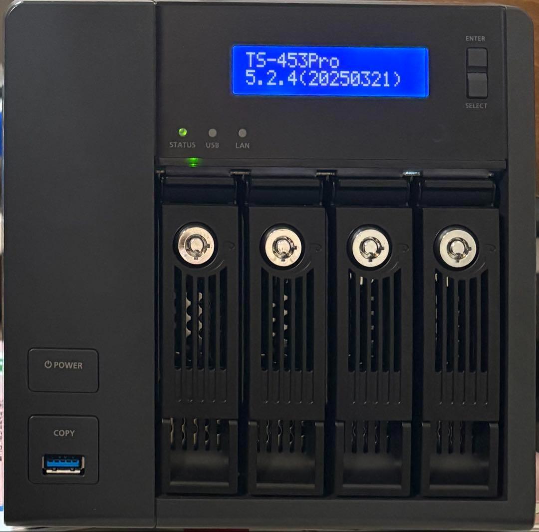 QNAP OEM NAS TS-453Pro同等品 メモリ8GB TS-453 Pro | ハードウェア仕様