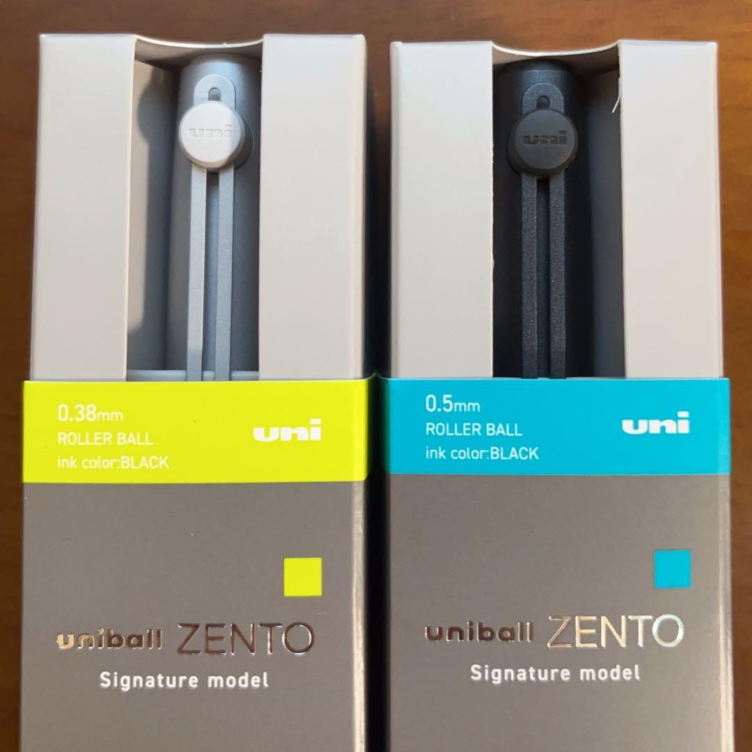三菱鉛筆　ユニボールゼント シグニチャーモデル　0.38&0.5mm