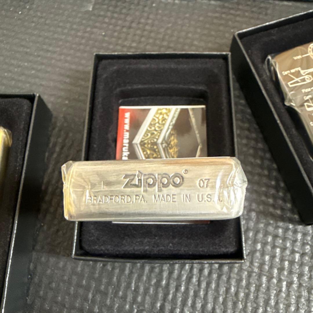 Zippo 2007年製ライター 3個セット Zippo 2007年製ライター 3個セット