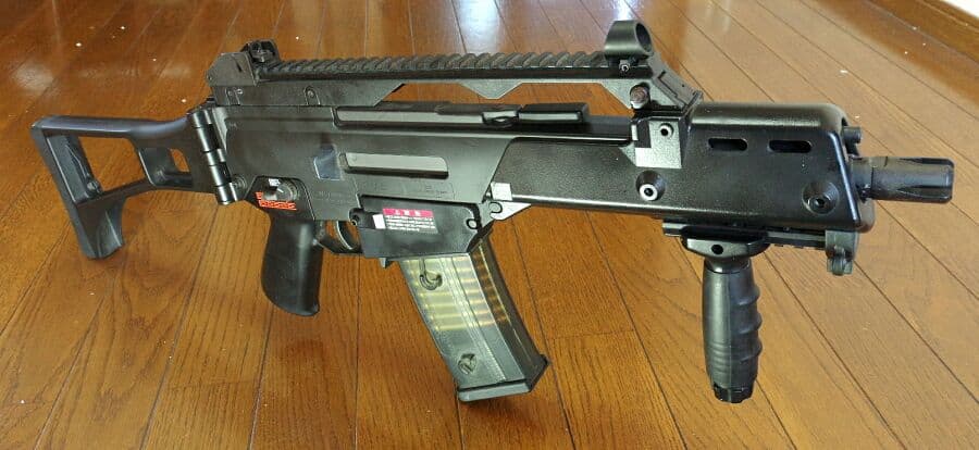 東京マルイ H&K G36C バーティカルフォアグリップ&470連射マガジン付き