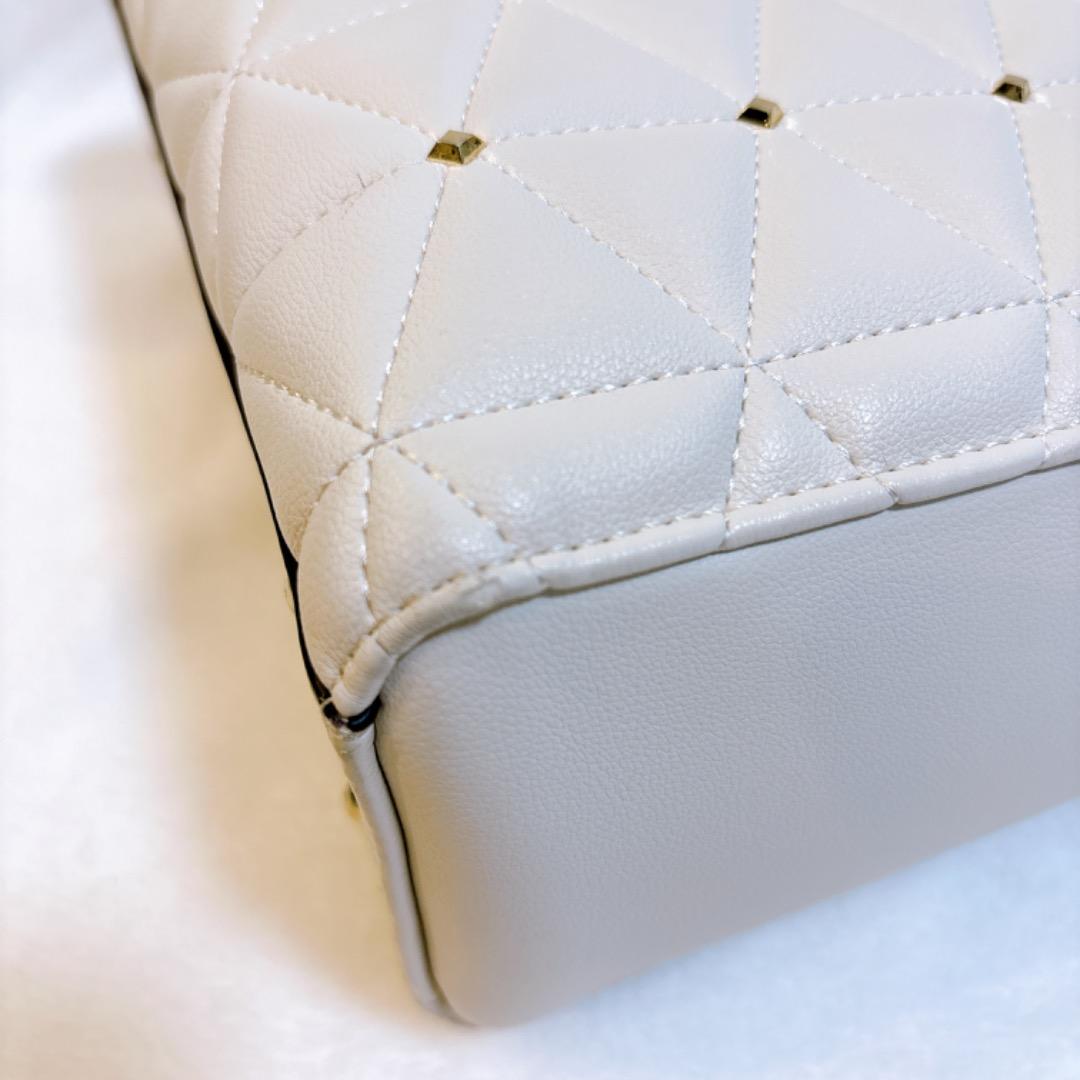 【新品、未使用✨】サマンサベガ　2way キルティングスタッズスクエアバッグ