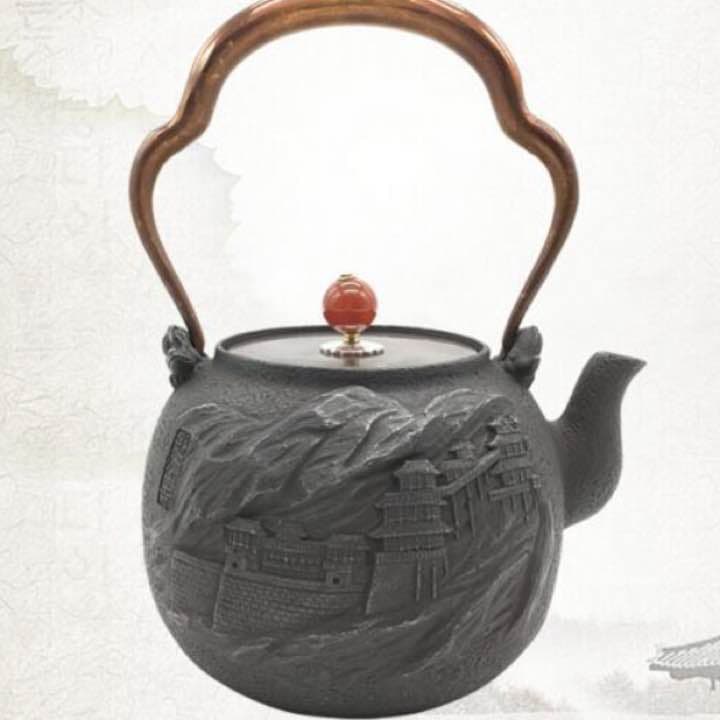 鉄器 急須 伝統工芸 手作り 鉄分補給 鉄瓶　YZS-067