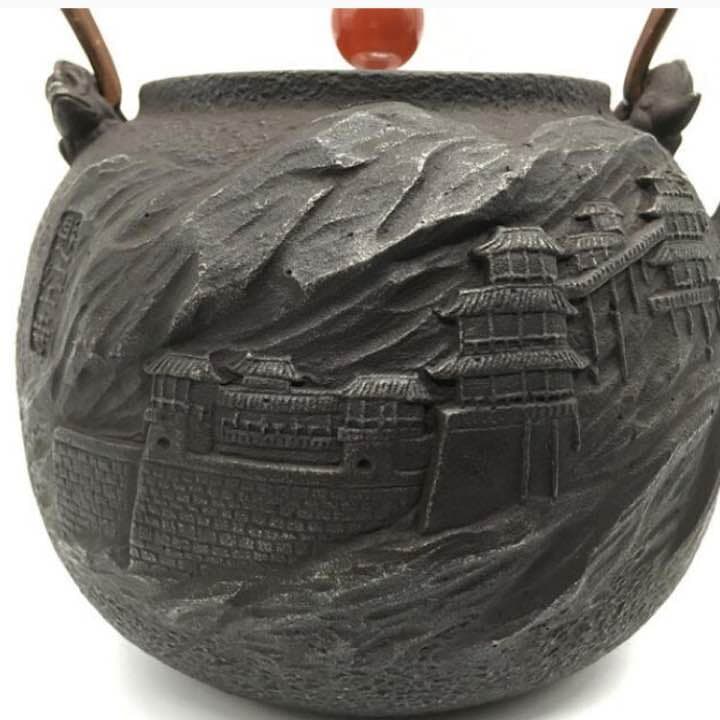 鉄器 急須 伝統工芸 手作り 鉄分補給 鉄瓶　YZS-067