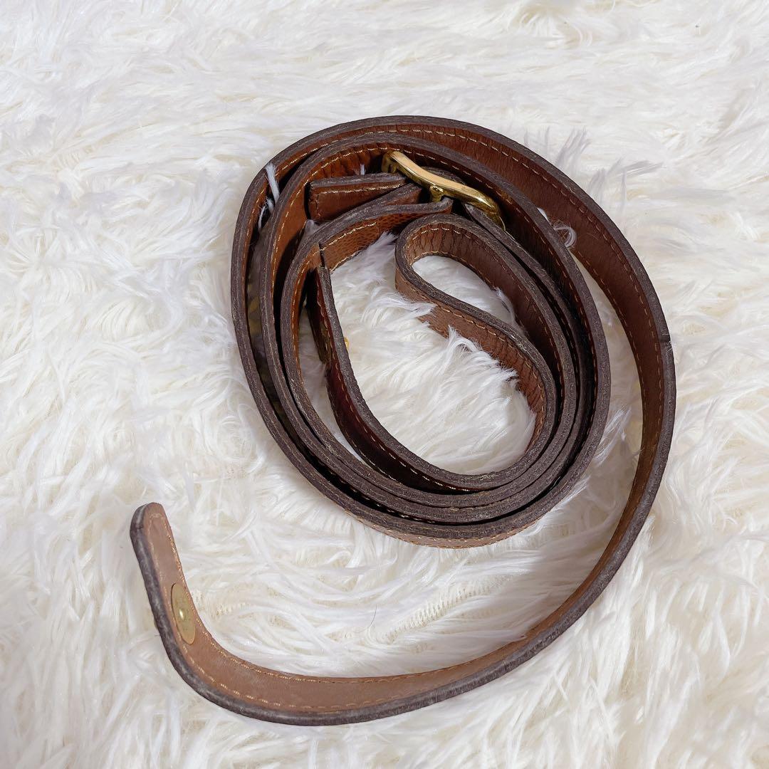 美品　ロンシャン　オールレザー　本革　2way ハンドバッグ　ゴールドロゴ