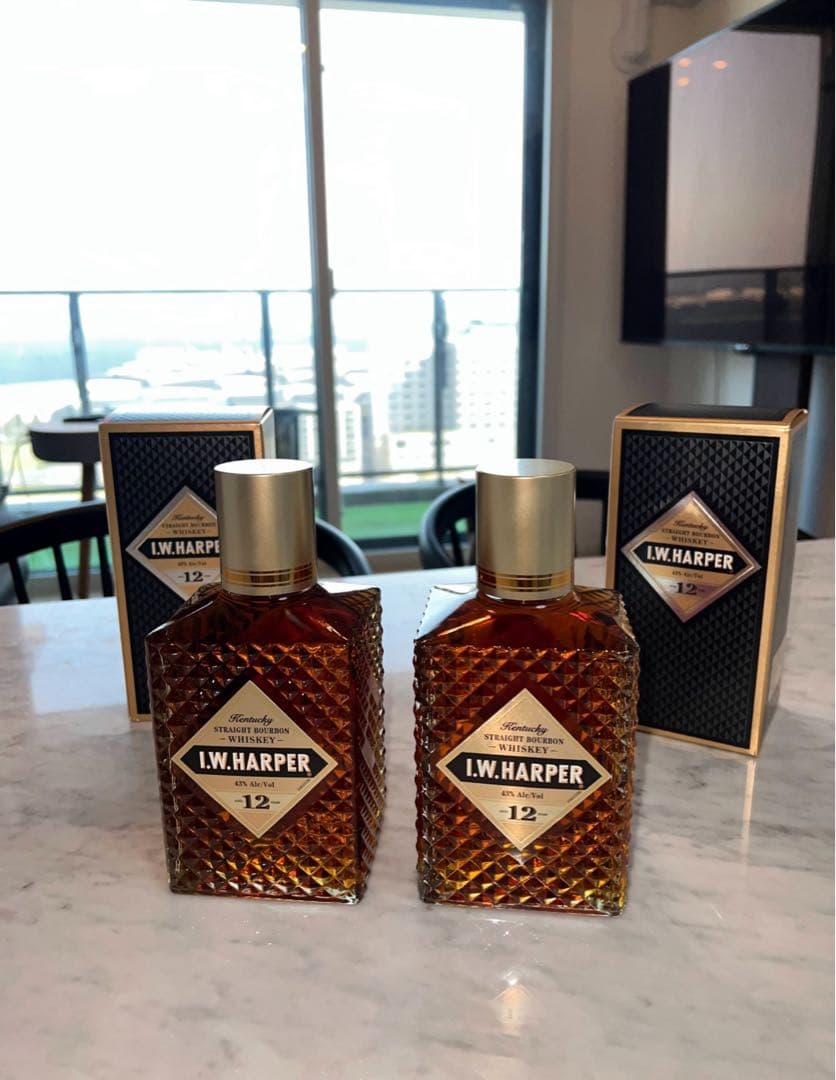 I.W. HARPER 12年 ウイスキー 2本セット 飲料・酒