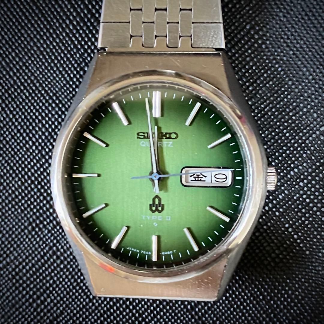 SEIKO TYPEII 緑文字盤1977 デイデイト