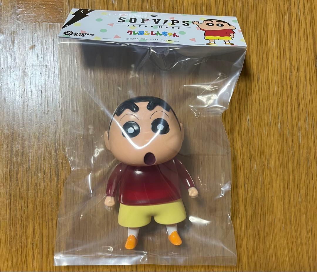 sofvips クレヨンしんちゃん クリアレッド 透明 クレヨン