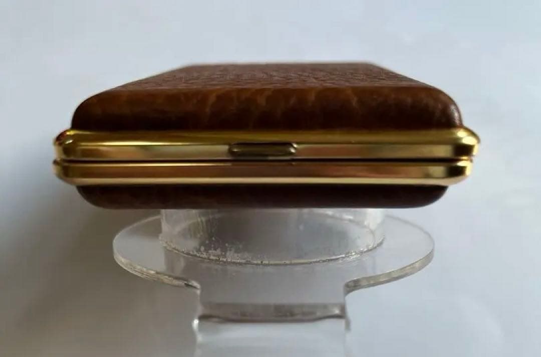 ⭐️【未使用】ゴールド ファイル 本皮 シガレット ケース カラチオラ 西ドイツ製