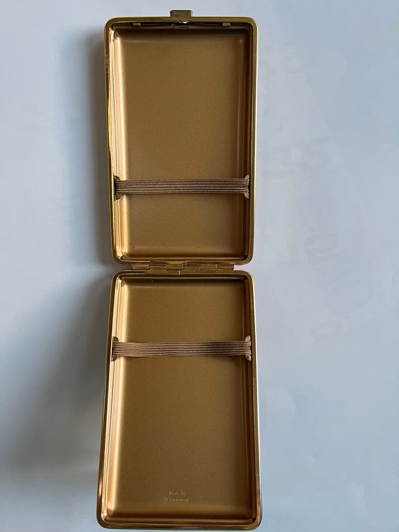 ⭐️【未使用】ゴールド ファイル 本皮 シガレット ケース カラチオラ 西ドイツ製