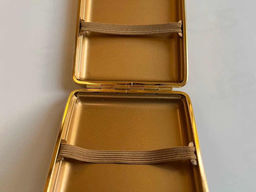 ⭐️【未使用】ゴールド ファイル 本皮 シガレット ケース カラチオラ 西ドイツ製