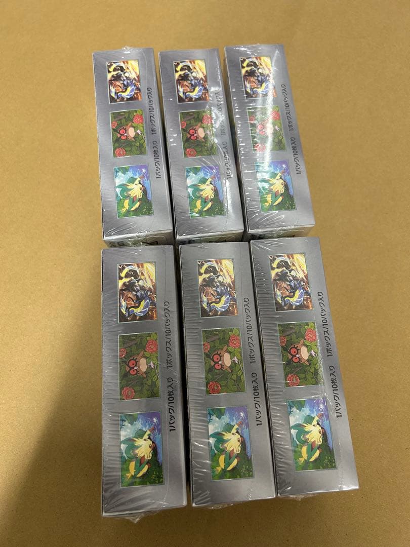 ポケモンカード　テラスタルフェス　6BOX 新品　未開封　シュリンクあり
