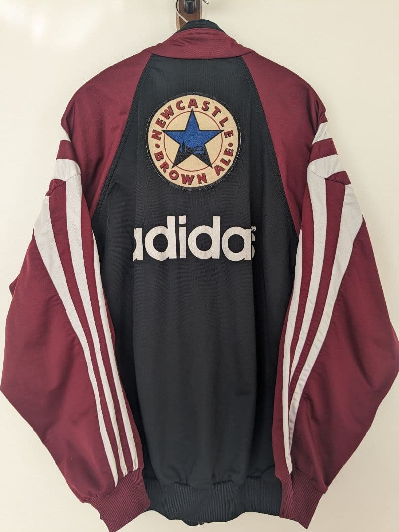 ★当時物美品★ニューカッスル・ユナイテッド　トラックジャケットadidas Vintage Adidas Newcastle United Magpies Training Track Jacket Sz M