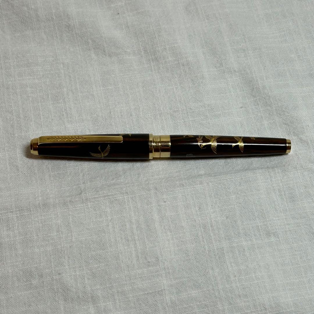 早い者勝ち】SAILOR セーラー 万年筆 23Kペン先 蒔絵 鶴柄 高級 早い者