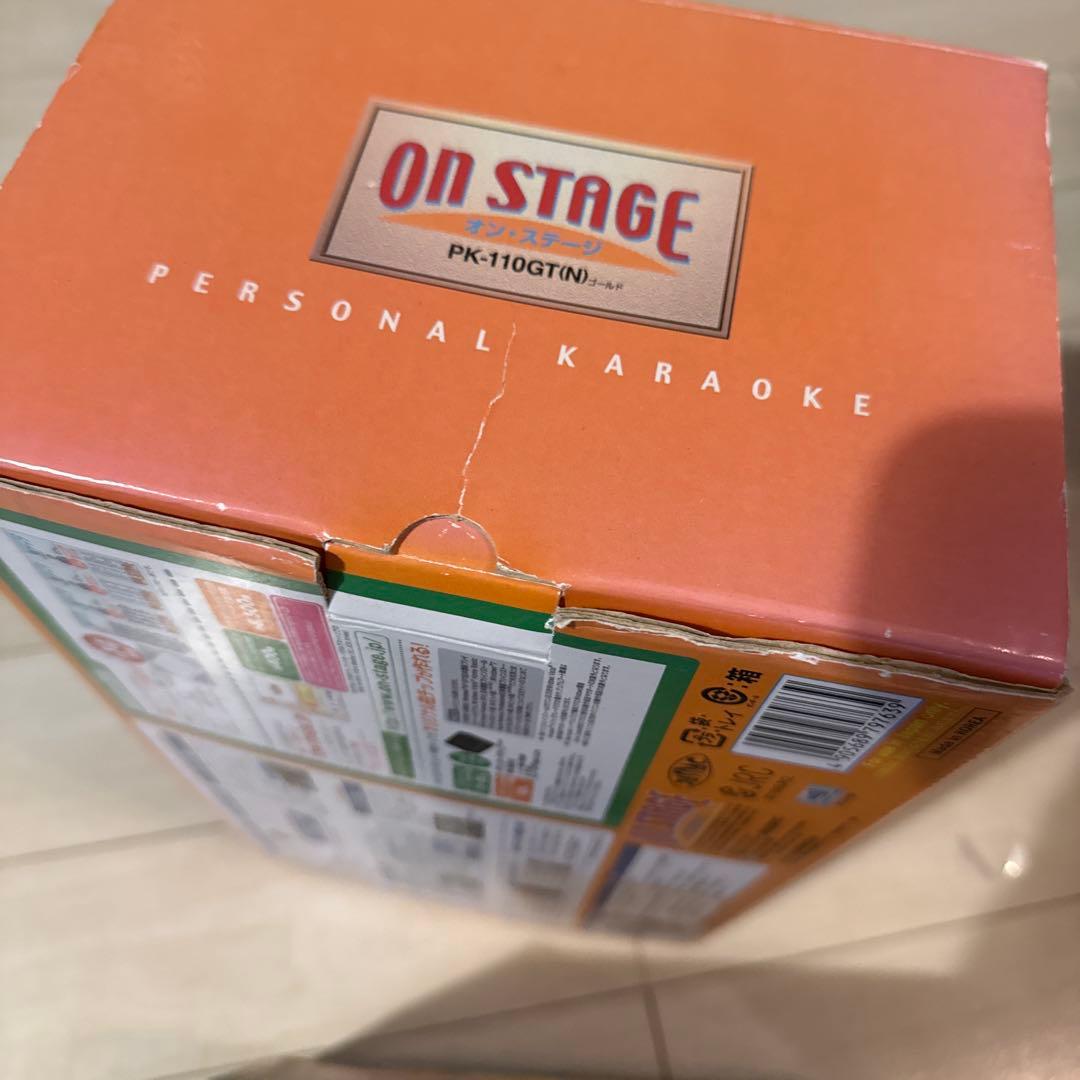 オンステージ　みんなで楽しむお家カラオケ　PK-110GT デュエットマイク付き