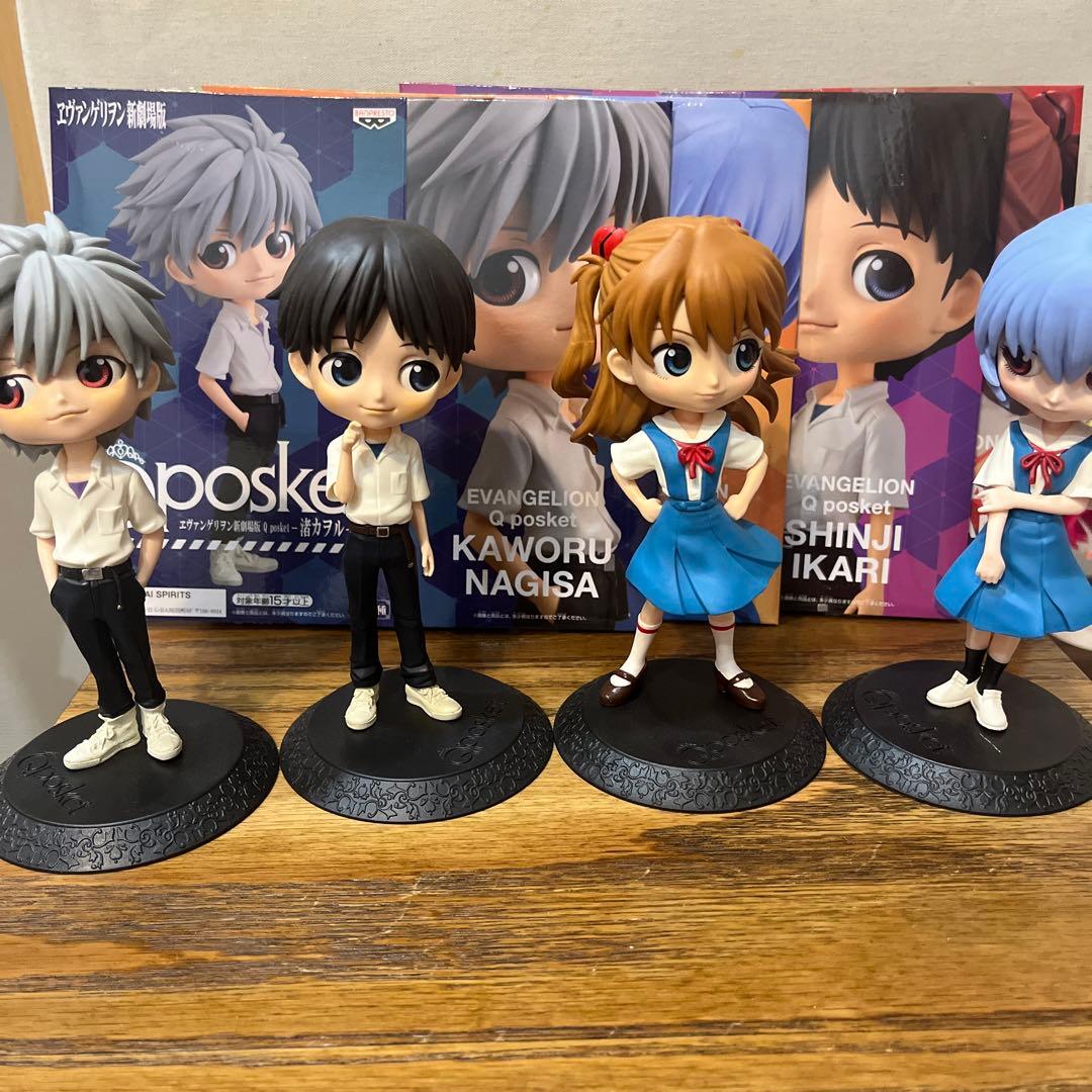 エヴァンゲリオン Qposket フィギュア 制服 4体セット - メルカリ