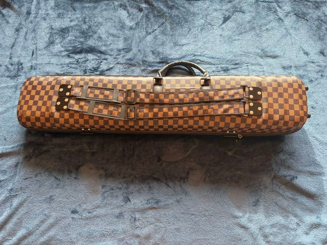 二胡 ハードケース 換えの弓毛付き