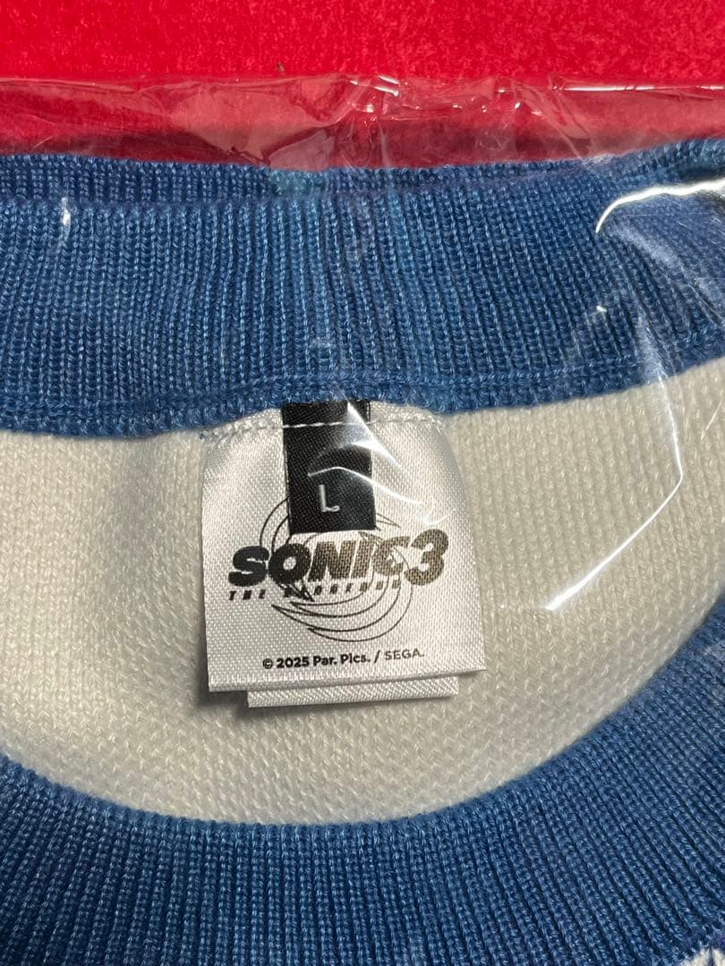 ソニック×シャドウ TOKYO MISSION セーター　Lサイズ