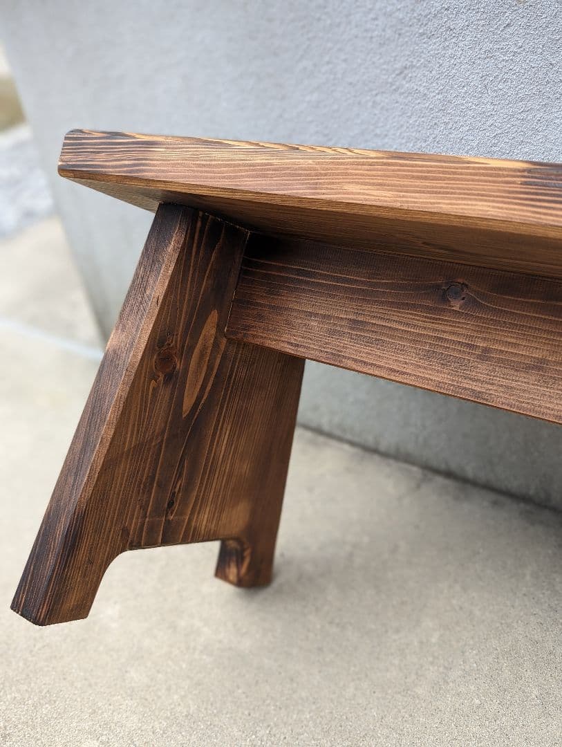 スツール　ベンチ　　　古材風