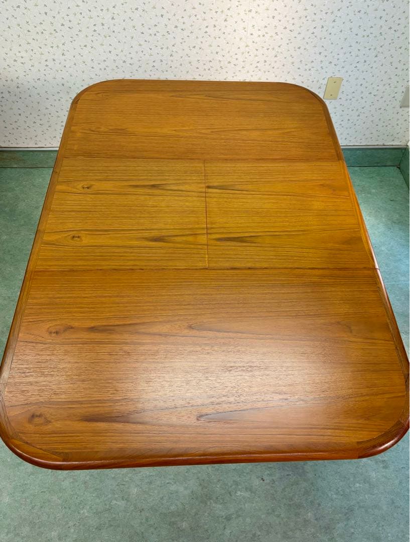 デンマーク　ヴィンテージ　エクステンション　スクエア　ダイニングテーブル