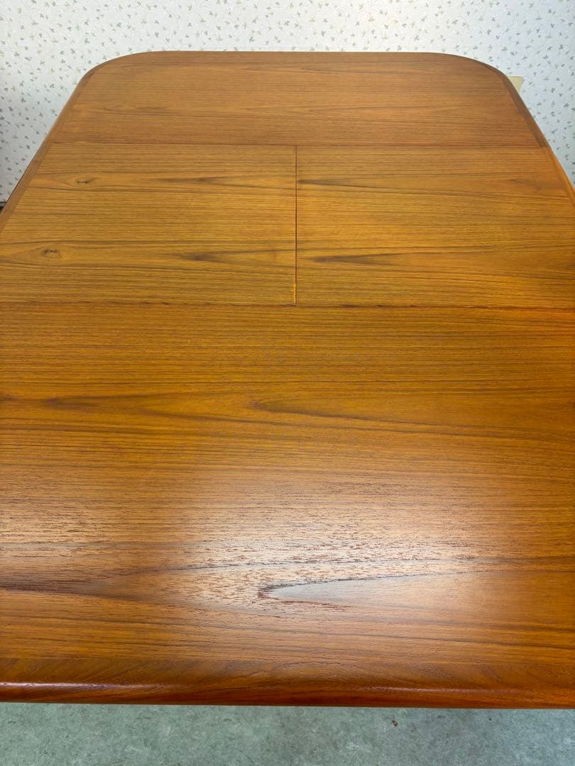 デンマーク　ヴィンテージ　エクステンション　スクエア　ダイニングテーブル