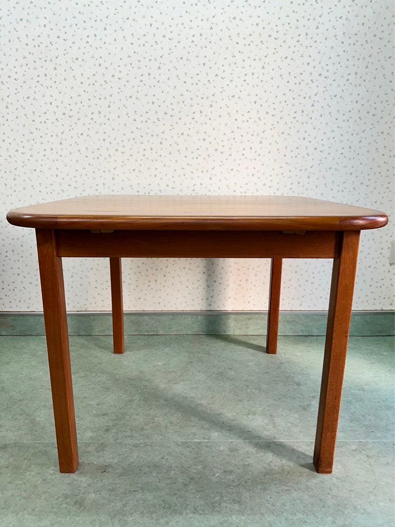 デンマーク　ヴィンテージ　エクステンション　スクエア　ダイニングテーブル