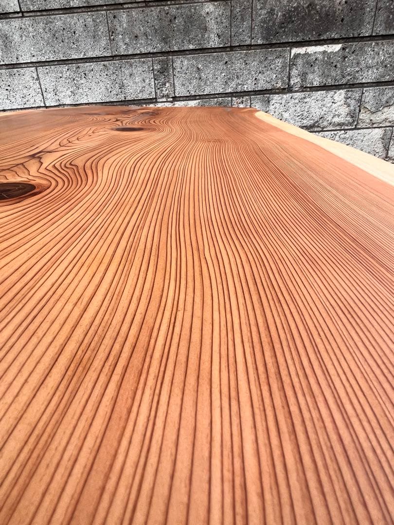 紀州杉　一枚板　ダイニングテーブル